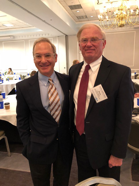 Chamber Executive Director Jon Levingston with Mickey Milligan, Director of Existing Industry and Business Division of the Mississippi Development Authority, at the MEDC Legislative Conference in Jackson
