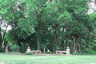 Melvin Ehrich Memorial in downtown Clarksdale Arts & Culture District.