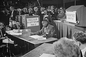 Aaron Henry at the 1964 Democratic National Convention.