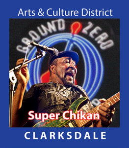 Contemporary Clarksdale bluesman, Super Chikan.