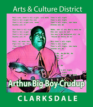Bluesman, gospel singer and songwriter, Arthur "Big Boy" Crudup.