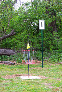 Clarksdale's disc golf course starts at Soldiers Field.