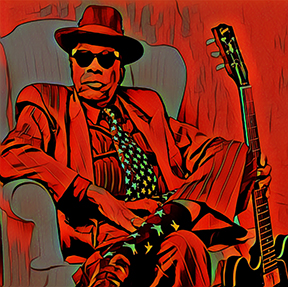John Lee Hooker also brought about his own world change.