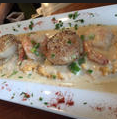Shrimp and Grits at Levons Bar & Restaurant.