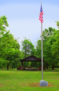 The Veterans Memorial Flag at Soldiers Field, Clarksdale, Mississippi