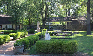 Tennessee Williams Park, Clarksdale, MS. (He used to play on these grounds as a child.)