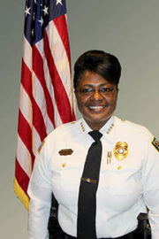Clarksdale Chief of Police, Sandra Williams.