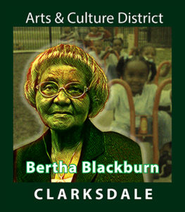 Clarksdale social and civic leader, Bertha Blackburn.