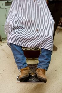 Marty's Barbershop, a Clarksdale photo story by Ava Weintraub.