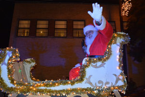 Santa Claus comes to the 2017 Clarksdale Christmas Parade.