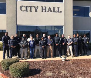 The Clarksdale Police Department (some not pictured).