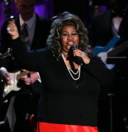 Aretha Franklin at 2007 Rock and Roll Hall of Fame induction ceremony.