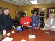 Clarksdale Police Department training at Delta Manor.