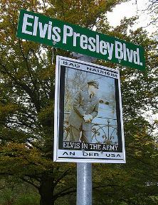 Elvis Presley Boulevard in Memphis.