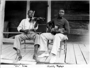 Muddy Waters and Son Sims.