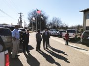 Clarksdale Mayor and Commissioners watching the new Clarksale staff photo shoot.